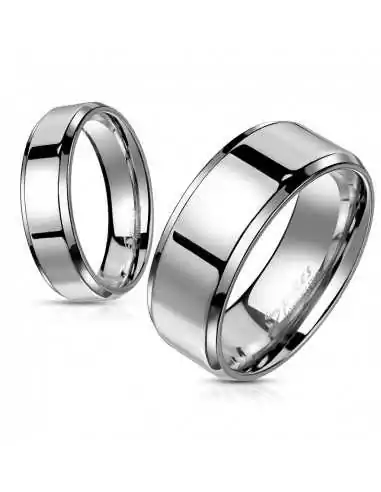 BAGUE ALLEGATO PER MEN ADO WOMEN ACIER MASSIF EFFECT NON CHER NEUVE M0006