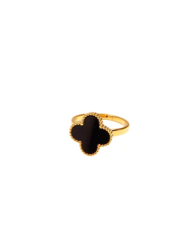 Woman ring ring stainless steel gold fine gold clover color choice